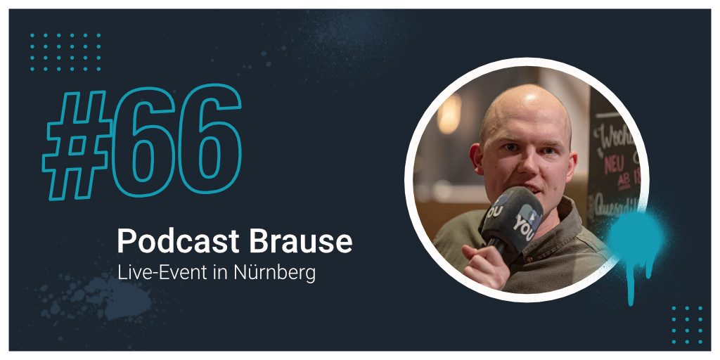 Felix Kranert bei der Podcast-Brause in Nürnberg